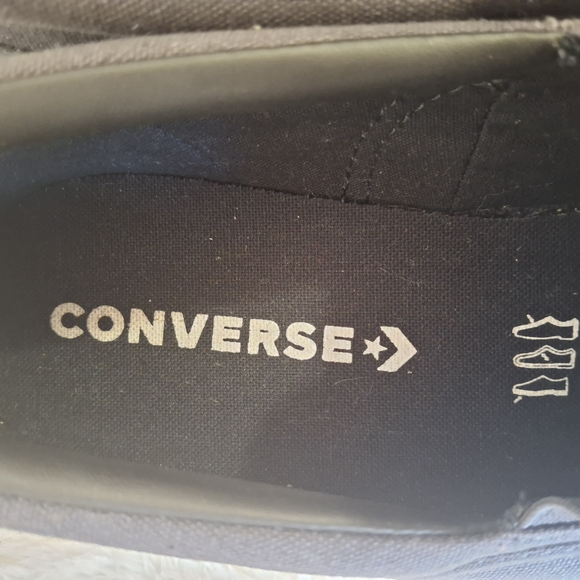 Converse One Star Unisex Black Slip-On Loafers Size M10/W11.5. - Picture 6 of 7